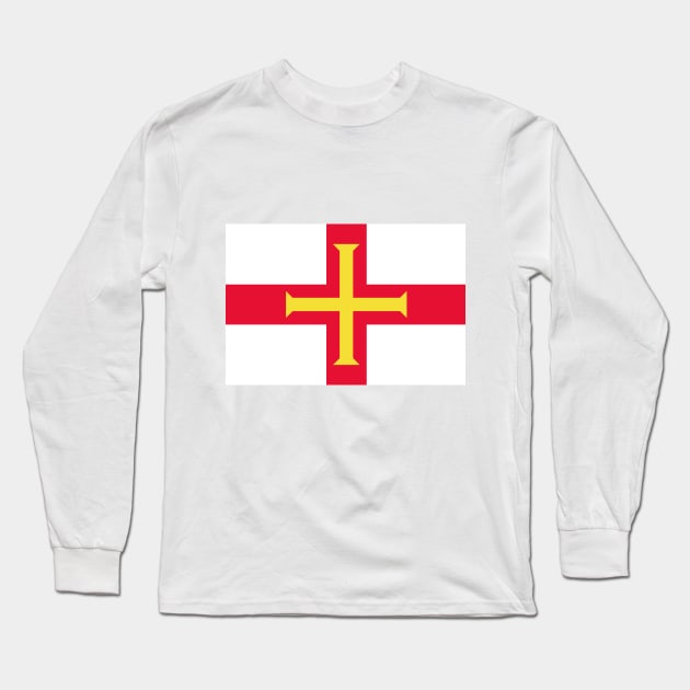 Guernsey Long Sleeve T-Shirt by Wickedcartoons